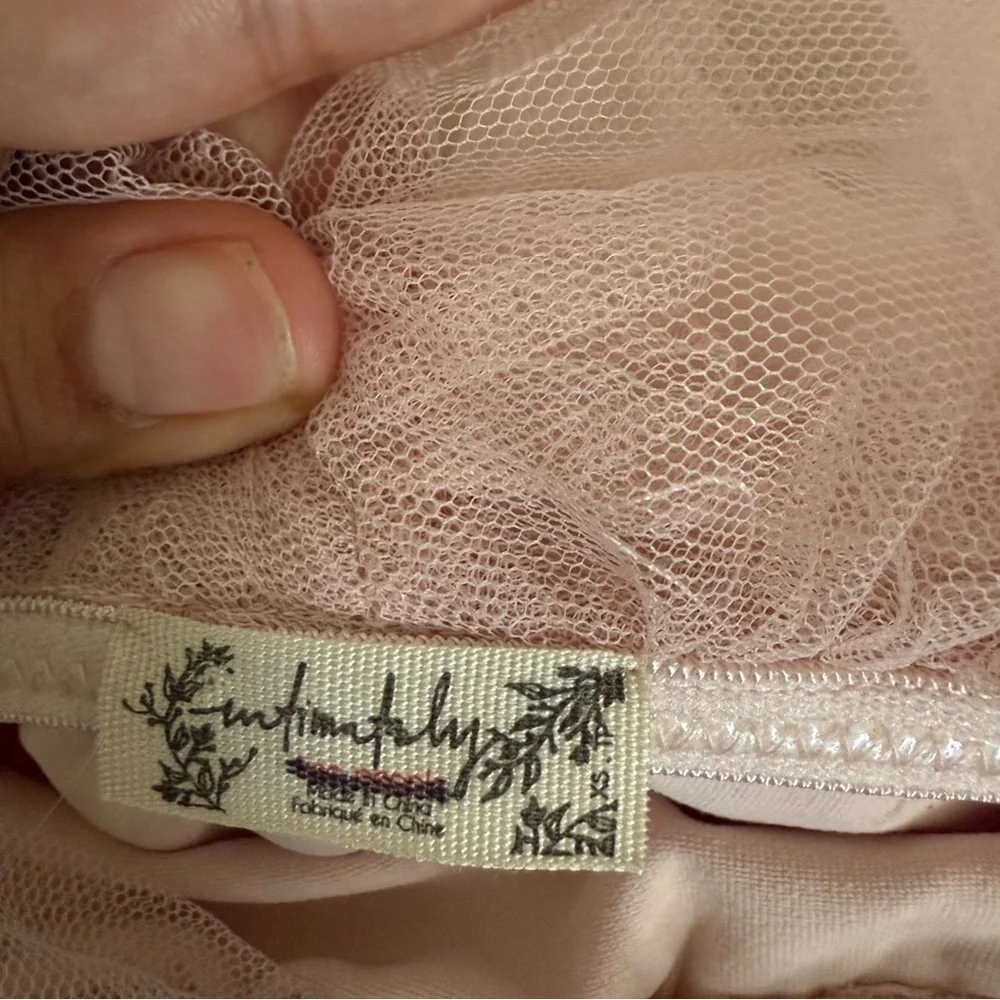 NWOT FREE PEOPLE Big Love Bodysuit in Pink/Rose